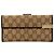 Cartera larga Gucci GG Canvas marrón Castaño