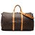 Borsa da viaggio Louis Vuitton Monogram Keepall Bandouliere 50 Marrone