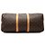 Borsa da viaggio Louis Vuitton Monogram Keepall Bandouliere 50 Marrone - vista 3