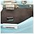 Borsa Satchel Fendi Micro Bicolor Nappa Waves Peekaboo blu - vista 5