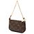 Louis Vuitton Monogram Mini Pochette Accessoires Handtasche braun - Ansicht 2