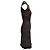 Alaïa Ärmelloses Strickkleid in Dunkelgrün Alaia Größe FR 40 - Ansicht 3