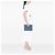 Clutch Chanel Medium Tweed Deauville O Case Blu - vista 6