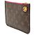 Pochette Louis Vuitton Monogram Neverfull PM Marrone - vista 2