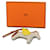 Charm per borsa Hermès Milo in agnello bianco e Swift Grigri Rodeo Pegase MM Portachiavi  - vista 5