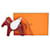 Red Hermès Milo Lambskin and Swift Grigri Rodeo Pegase Bag Charm PM Key Chain  - view 5