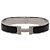 Bracciale Clic H GM stretto in smalto nero Hermès