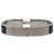 Bracciale Clic H GM stretto in smalto nero Hermès - vista 3