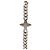 Collana Louis Vuitton Monogram Row in ottone argentato Argento - vista 4