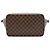 Borsa Tote Louis Vuitton Damier Ebene Saleya MM marrone - vista 3