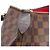 Borsa Tote Louis Vuitton Damier Ebene Saleya MM marrone - vista 5