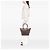 Borsa Tote Louis Vuitton Damier Ebene Saleya MM marrone - vista 6