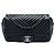 Bolsa de Ombro Chanel Small Lambskin CC Crossing Flap Preta Preto
