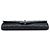 Borsa a tracolla Chanel CC Black Quilted Iridescent Fabric East West Flap Nero - vista 3