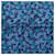 Foulard in seta Hermès blu Grape Vines - vista 5