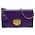 Borsa a tracolla e crossbody Sound Lock in Saffiano viola di Prada Porpora