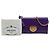 Borsa a tracolla e crossbody Sound Lock in Saffiano viola di Prada Porpora - vista 7