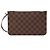Pochette Louis Vuitton Damier Ebene Neverfull MM marrone
