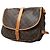 Borsa a tracolla Louis Vuitton Monogram Saumur 35 marrone - vista 2