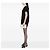 Pochette e clutch Saint Laurent Grain De Poudre Chevron Monogram Bill White Bianco - vista 5