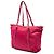 Borsa Tessuto con bordatura in Saffiano rosa Prada - vista 2