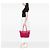 Borsa Tessuto con bordatura in Saffiano rosa Prada - vista 6