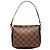 Pochette Trousse Louis Vuitton Damier Ebene Marrone