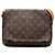Borsa a tracolla Louis Vuitton Monogram Musette Tango con tracolla corta marrone