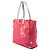 Rosa Prada Floral Print Canvas Tote Pink - Ansicht 2