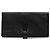 Cartera larga Hermès Bearn Soufflet en chevre Mysore negro