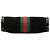 Borsa a tracolla Gucci Small Suede Web Ophidia Chain in scamosciato nero - vista 3