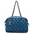 Borsa Bowler Blue Chanel Paris Byzance Nylon Tweed On Stitch