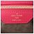 Borsa a tracolla Louis Vuitton Monogram Mahina Galatea PM rossa Rosso - vista 5