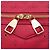 Borsa a tracolla Louis Vuitton Monogram Mahina Galatea PM rossa Rosso - vista 7