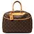 Borsa a mano Louis Vuitton Monogram Deauville Marrone