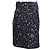 Mini saia de seda acolchoada e estampada Fendi Starry Sky Zucca azul e branco Tamanho US S - vista 2