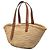 Borsa Tote LOEWE Medium Raffia Anagram Basket marrone - vista 2