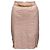 Céline Falda lápiz de cuadros Glen Plaid rosa y blanco con detalles de cadena Celine Talla FR 40