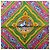 Foulard in seta Hermès Qalamdan Marrone - vista 6