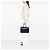 Borsa a tracolla Chanel Quilted Vinyl Rock in Moscow Tote nera Nero - vista 7
