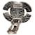 Orecchini a clip Chanel CC in ottone e strass argento - vista 3