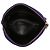 Clutch in scamosciato blu con nappa Chanel CC - vista 4