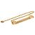 Gold Chanel Gold Plated Equestrian Medallion Kettengürtel Golden