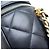 Borsa Vanity Chanel Small Quilted Lambskin Side Note Crossbody Bag Nera Nero - vista 12