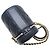 Borsa Vanity Chanel Small Quilted Lambskin Side Note Crossbody Bag Nera Nero - vista 2