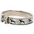 Bracciale Hermès Les Allures Clic H stretto in smalto blu PM - vista 2