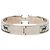 Bracciale Hermès Les Allures Clic H stretto in smalto blu PM - vista 3