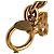 Chanel CC Halskette mit Cambon Medaillon vergoldet Golden - Ansicht 3