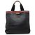 Schwarzer Gucci Web Tote aus Kalbsleder