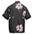 Camicia a bottoni Prada floreale Nera e Multicolor Taille IT 36 Nero - vista 4